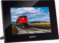 Sony's DPF-HD700 digital photo frame. Photo provided by Sony Electronics Inc.
