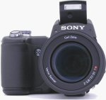 Sony's Cyber-shot DSC-F828 digital camera. Copyright ©2003, The Imaging Resource. All rights reserved. Click for a bigger picture!