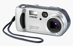 Sony's DSC-P51 digital camera. Courtesy of Sony, with modifications by Michael R. Tomkins.