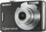 Sony's Cyber-shot DSC-W70 digital camera. Courtesy of Sony, with modifications by Michael R. Tomkins.