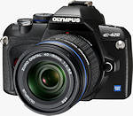 Olympus E-420 digital SLR. Courtesy of Olympus, with modifications by Zig Weidelich.