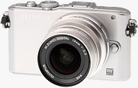 Olympus' PEN E-PL3 compact system camera. Image copyright  2011, Imaging Resource. All rights reserved.