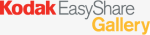 Kodak's EasyShare Gallery logo. Courtesy of Eastman Kodak Co., with modifications by Michael R. Tomkins.