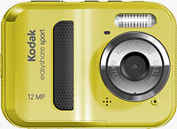 Kodak's EasyShare Sport digital camera. Rendering provided by Eastman Kodak Co.