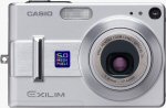 Casio's EXILIM EX-Z55 digital camera. Courtesy of Casio, with modifications by Michael R. Tomkins.