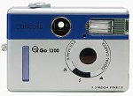 Concord's Eye-Q Go 1300 digital camera. Courtesy of Concord Camera Corp., with modifications by Michael R. Tomkins.