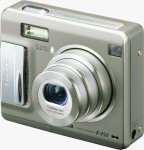 Fujifilm's FinePix F450 digital camera. Courtesy of Fujifilm, with modifications by Michael R. Tomkins.