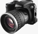 Fujifilm's FinePix S5200 digital camera. Courtesy of Fujifilm, with modifications by Michael R. Tomkins.