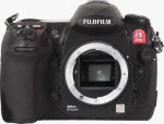 Fujifilm's IS Pro digital SLR. Courtesy of Fujifilm, with modifications by Michael R. Tomkins.