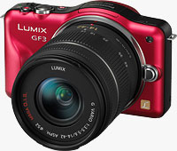 Panasonic's Lumix DMC-GF3 compact system camera. Photo provided by Panasonic Consumer Electronics Co. 