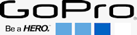 GoPro's logo. Click here to visit the GoPro website!