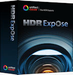 Unified Color's HDR Expose product packaging. Rendering provided by Unified Color Technologies LLC.