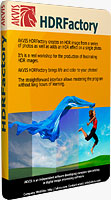 Product packaging for AKVIS HDRFactory. Rendering provided by Akvis Lab LLC.