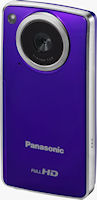 Front view of Panasonic's HM-TA1 video camera. Photo provided by Panasonic Consumer Electronics Co.