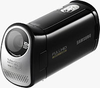 The Samsung HMX-T10 camcorder. Photo provided by Samsung Electronics Co. Ltd.