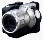 Sanyo's IDC-1000Z digital camera. Courtesy of Sanyo, with modifications by Michael R. Tomkins.