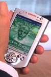 Idruna's Pocket Phojo, shown running on the Compaq iPaq. Courtesy of Idruna Software Inc. with modifications by Michael R. Tomkins.