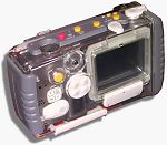 Ricoh's iMove system - the RDC-i700 camera in weatherproof housing. Copyright © 2001, Michael R. Tomkins. All rights reserved.