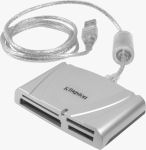 Kingston's 15-in1 Card Reader. Courtesy of Kingston Technology Co. Inc., with modifications by Michael R. Tomkins.