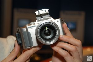 Panasonic's DMC-FZ1 digital camera. Used by permission of LetsGoDigital.nl, with modifications by Michael R. Tomkins. Click for a bigger picture!