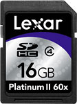 Lexar Platinum II 60x 16GB Secure Digital High Capacity (SDHC)