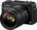 Panasonic's Lumix DMC-L1 digital camera. Courtesy of Panasonic, with modifications by Michael R. Tomkins.
