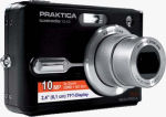 Praktica's Luxmedia 10-X3 digital camera. Courtesy of Praktica, with modifications by Michael R. Tomkins.