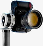 Arca Swiss' Monoball p0 tripod head with Nikon DSLR attached. Photo provided by ARCA-SWISS.