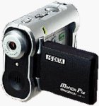 I-O Data's MotionPix AVMC211 AVI camcorder. Courtesy of I-O Data Device Inc. with modifications by Michael R. Tomkins.