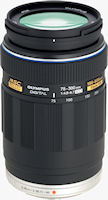 Olympus' M.ZUIKO DIGITAL ED 75-300mm f4.8-6.7 lens. Photo provided by Olympus Imaging America Inc.
