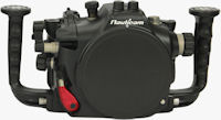 Nauticam's NA-550D underwater housing for Canon's EOS Rebel T2i / 550D digital SLR. Photo provided by Nauticam International Ltd.