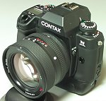 Contax's N Digital SLR. Copyright (c) 2001, Michael R. Tomkins, all rights reserved.