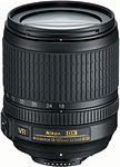 Nikon AF-S DX NIKKOR 18-105mm f/3.5-5.6G ED VR lens. Courtesy of Nikon, with modifications by Zig Weidelich.