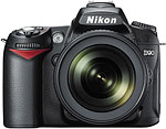 Nikon D90 digital SLR. Courtesy of Nikon, with modifications by Zig Weidelich.
