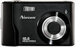 Norcent's DSC-1050 digital camera. Courtesy of Norcent, with modifications by Michael R. Tomkins.