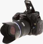Olympus' E-3 digital SLR. Copyright  2007, The Imaging Resource. All rights reserved.