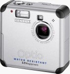 Pentax's Optio 33WR digital camera. Courtesy of Pentax, with modifications by Michael R. Tomkins.