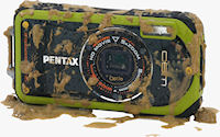Pentax's Optio W90 digital camera. Photo provided by Pentax Imaging Co.