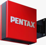 The PENTAX Boutique sign outside of Willoughby's Camera's Fifth Avenue, New York location. Photo provided by Pentax Imaging Co.