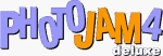 PhotoJam's logo. Courtesy of Shockwave.com / Simple Star, with modifications by Michael R. Tomkins.
