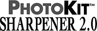 Photokit Sharpener 2.0's logo. Click here to visit the Pixel Genius website!