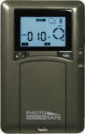 Digital Foci's Photo Safe storage device. Courtesy of Digital Foci, with modifications by Michael R. Tomkins.