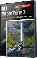 PhotoTune 3 product packaging. Photo provided by onOne Software. Inc.