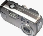 Samsung's Digimax V5 digital camera. Copyright © 2004, The Imaging Resource. All rights reserved.