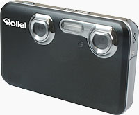 Rollei's Powerflex 3D digital camera. Photo provided by Rollei.