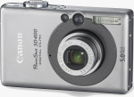 Canon's PowerShot SD400 Digital ELPH. Courtesy of Canon, with modifications by Michael R. Tomkins.