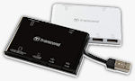 Transcend's RDP7 multi-card reader. Photo provided by Transcend Information Inc.