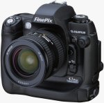 Fujifilm's FinePix S3 Pro digital camera. Courtesy of Fujifilm, with modifications by Michael R. Tomkins.