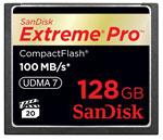 SanDisk Extreme® Pro™ UDMA-7 CompactFlash card. Image courtesy of SanDisk Corporation.