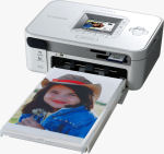 Canon's SELPHY CP740 photo printer. Courtesy of Canon, with modifications by Michael R. Tomkins.